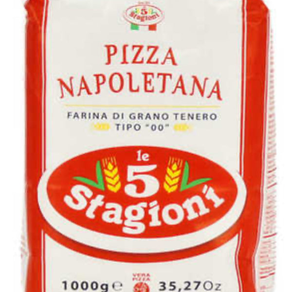 Italian Pizza Flour 00 Whole bag is 25 Kg (5 kg per one order) دقيق بيتزا نابوليتانا الإيطالي الطري والناعم جدا p13%