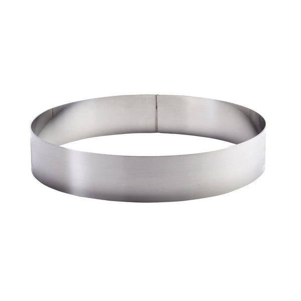 Round Cake Ring Stainless Steel 18X6 cm