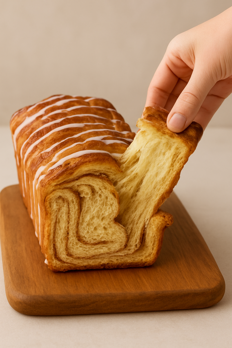 Pull-Apart Brioche Cinnamon loaf (+16 years)