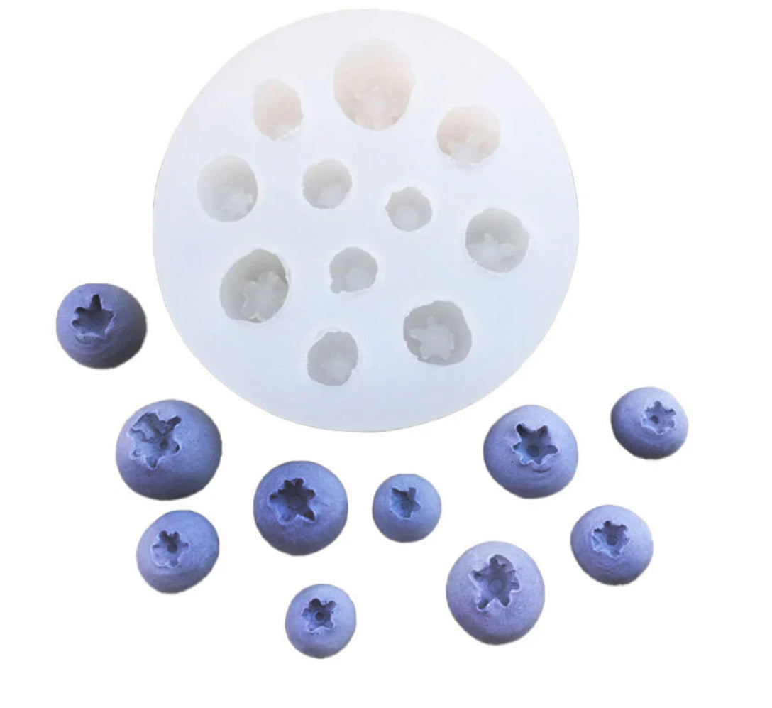 3D Blueberry silicone mold