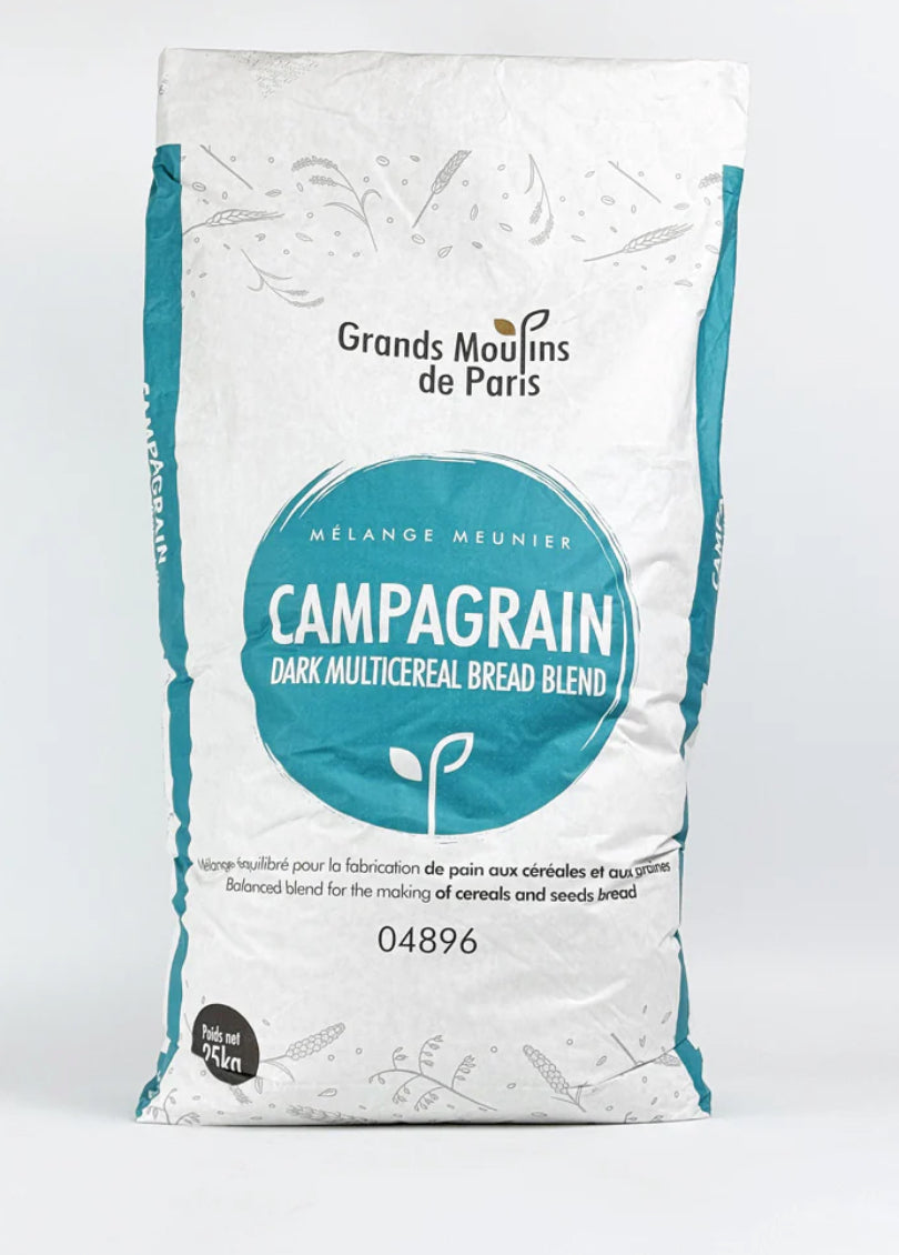 Campagrain Dark Multicereal French Bread Flour
Whole bag 25 Kg (5 kg per one order) دقيق كامباجرين هو دقيق قمح فاخر متعدد الحبوب، مثالي لتحضير الخبز الريفيّ