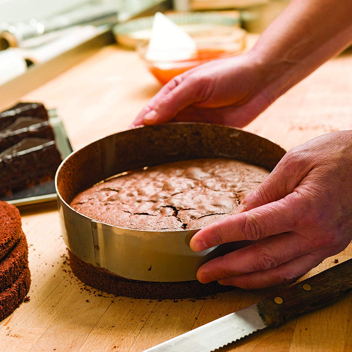 Round Cake Ring Stainless Steel 18X6 cm