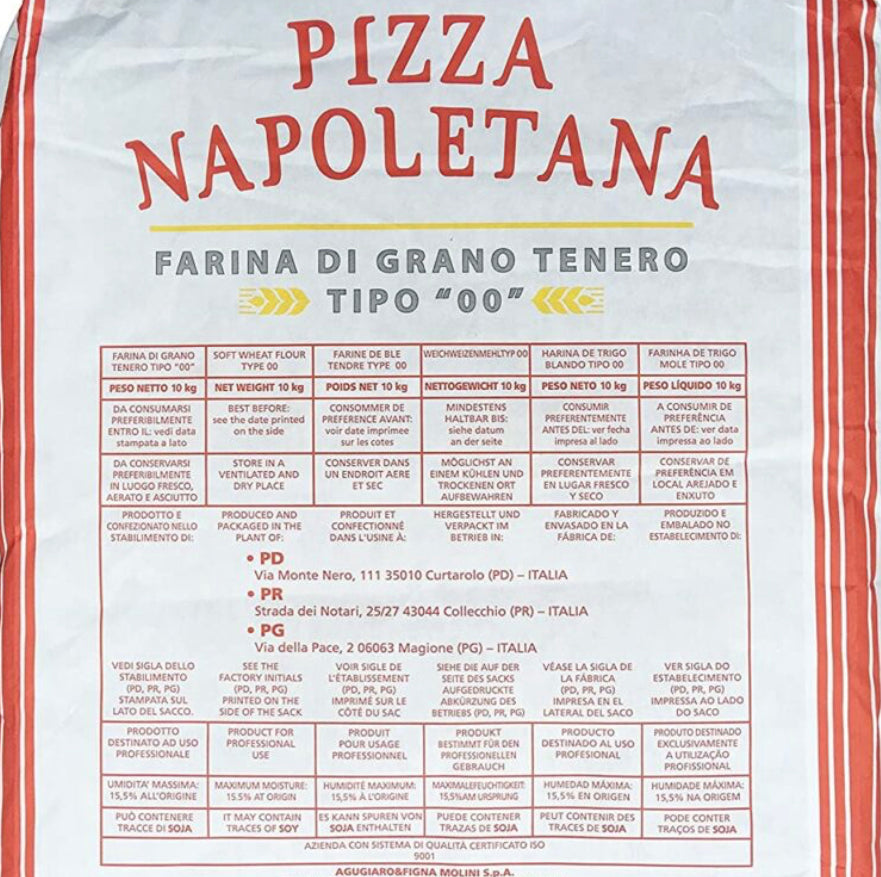Italian Pizza Flour 00 Whole bag is 25 Kg (5 kg per one order)