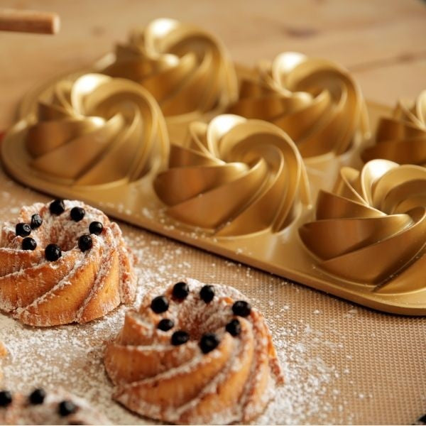 Heritage Bundtlette Mini Pan Cavities Gold – Cooking Club