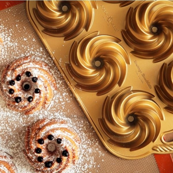 Heritage Bundtlette Mini Pan Cavities Gold – Cooking Club