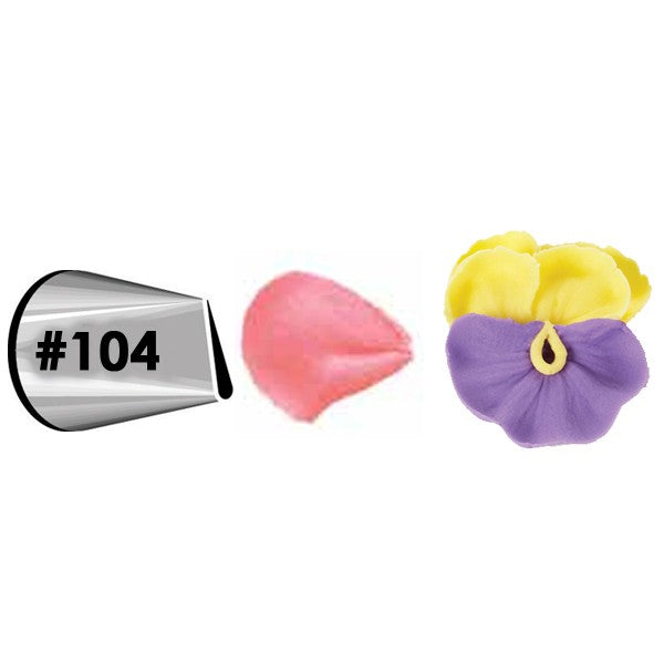 Petal Decorating Tips #104 Carded